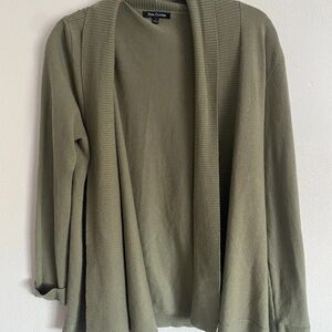 Pink Clover Sage Green Knit Cardigan